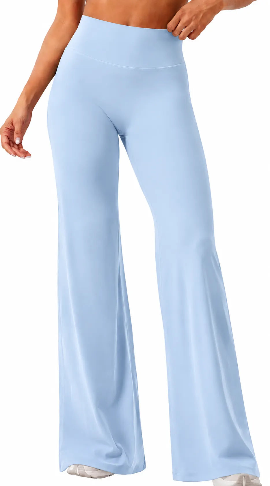 Viral High Waist Flowy Yoga Pants for Women