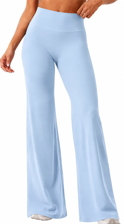 Viral High Waist Flowy Yoga Pants for Women