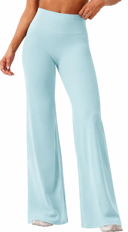 Viral High Waist Flowy Yoga Pants for Women