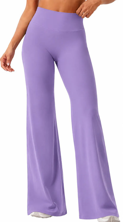 Viral High Waist Flowy Yoga Pants for Women