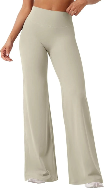 Viral High Waist Flowy Yoga Pants for Women