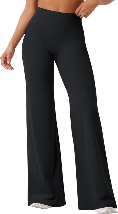 Viral High Waist Flowy Yoga Pants for Women