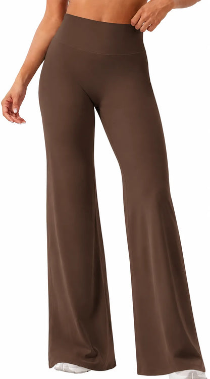 Viral High Waist Flowy Yoga Pants for Women